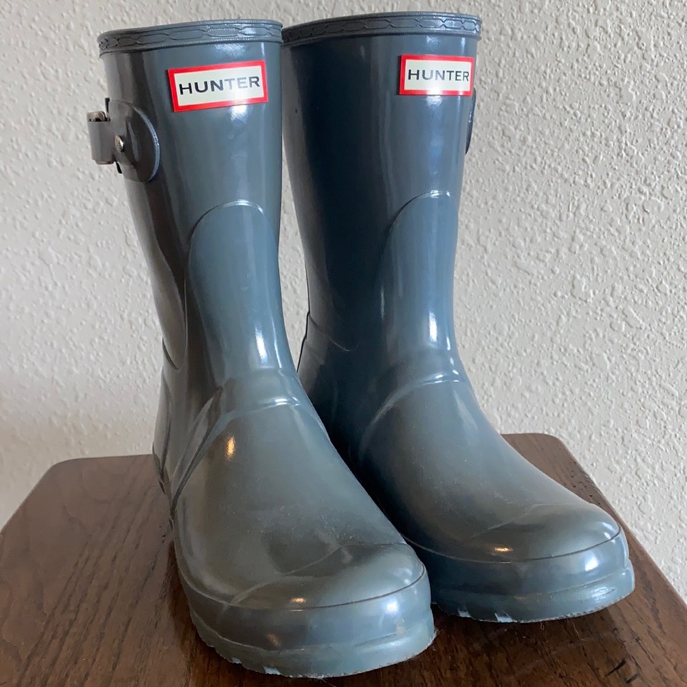 Slate Blue Hunter Boots